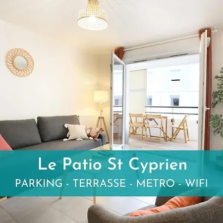 New-Le Patio St Cyprien - Parking - Terrasse - Netflix Appartement Toulouse Buitenkant foto